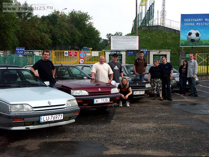 Pierwszy spot fanów Renault 25 na Torwarze